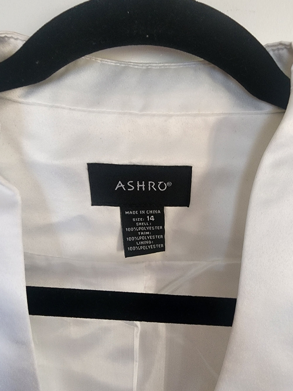NWT ASHRO White Floral Embroidered Skirt Suit Size 14 - Picture 11 of 16